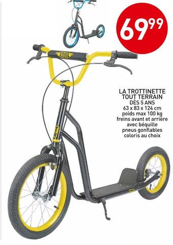 Stokomani La trottinette tout terrain dès 5 ans offre