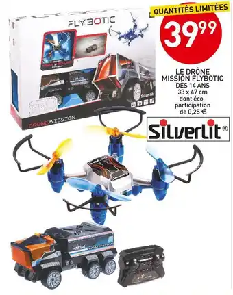 Silverlit le drône mission flybotic dès 14 ans