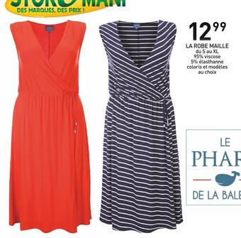 Stokomani Le phare de la baleine la robe maille offre