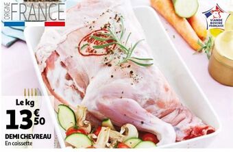 Auchan Demi chevreau offre