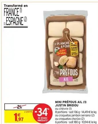Mini préfous ail (1) justin bridou