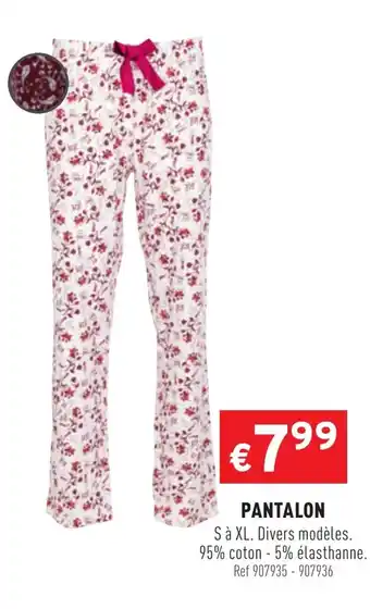 Trafic Pantalon offre