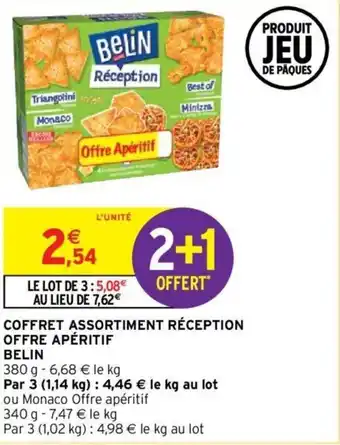 Intermarché Coffret Assortiment Réception Offre Apéritif Belin offre