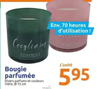 Action Bougie parfumée offre