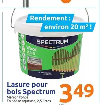 Lasure pour bois Spectrum