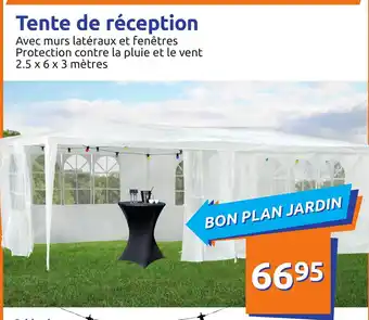 Action Tente de réception offre