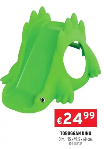 Trafic Toboggan Dino offre