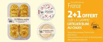 Blini bon plan sur la gamme l'atelier blini