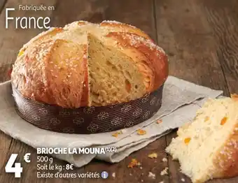 Auchan Brioche la mouna offre