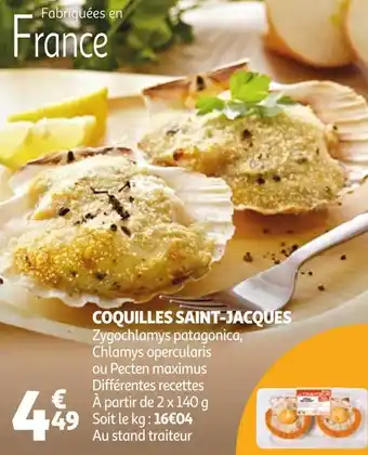 Auchan Coquilles saint-jacques offre