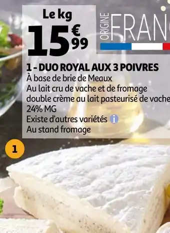 Duo royal aux 3 poivres