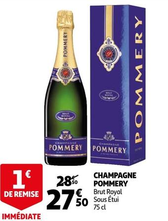 Auchan Pommery champagne offre