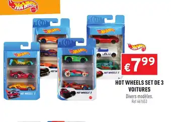 Trafic Hot Wheels Set De 3 Voitures offre