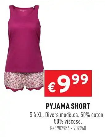 Trafic Pyjama Short offre