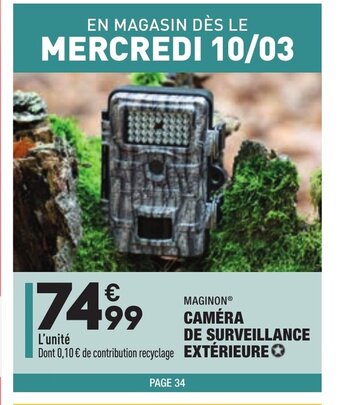 ALDI Caméra de Surveillance Extérieure offre