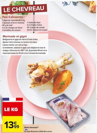 Carrefour Demi-chevreau offre