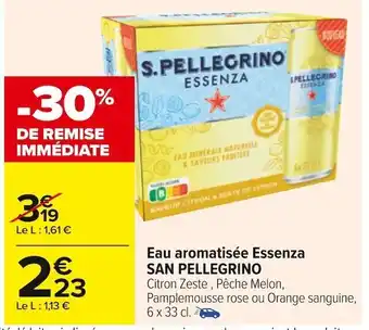 San pellegrino eau aromatisée essenza