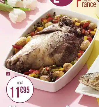 Géant Casino Agneau gigot entier à rôtir offre
