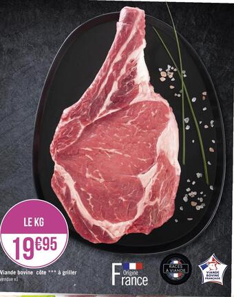 Géant Casino Viande bovine côte à griller offre