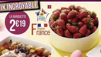 Géant Casino Fraise gariguette offre