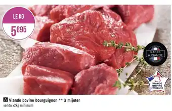 Géant Casino Viande bovine bourguignon à mijoter offre