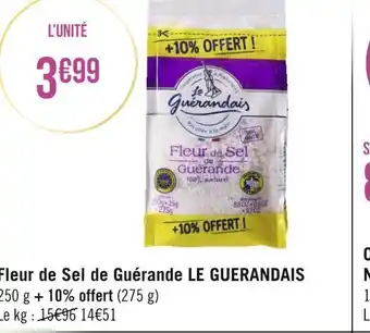 Géant Casino Le guerandais fleur de sel de guérande offre