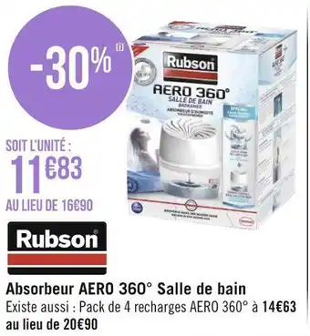 Rubson absorbeur aero 360° salle de bain