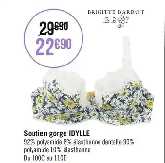 Brigitte bardot soutien gorge idylle