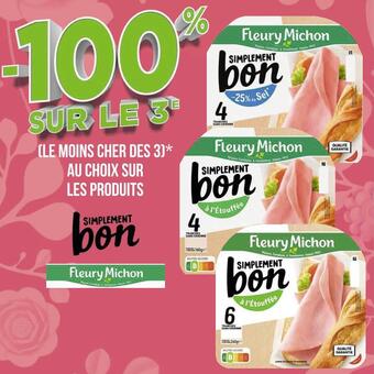 Géant Casino Fleury michon bon plan sur les produits fleury michon offre