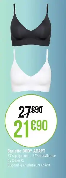 Géant Casino Bralette body adapt offre