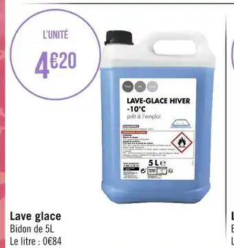 Géant Casino Lave glace offre
