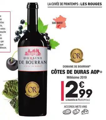 ALDI Côtes de Duras AOP offre