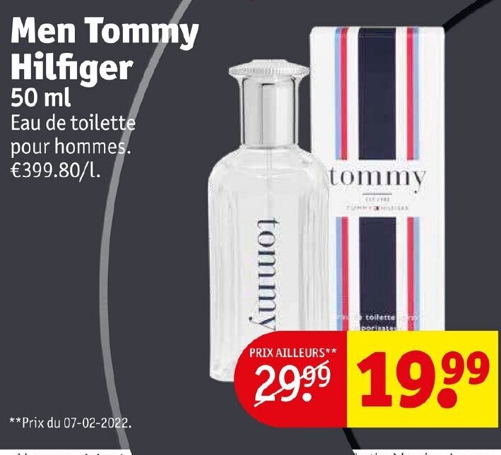 Promo Men Tommy Hilfiger chez Kruidvat