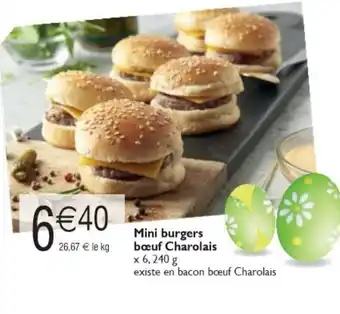 Cora x Carrefour Mini Burgers Bœuf Charolais offre