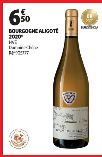 Auchan Bourgogne Aligoté offre