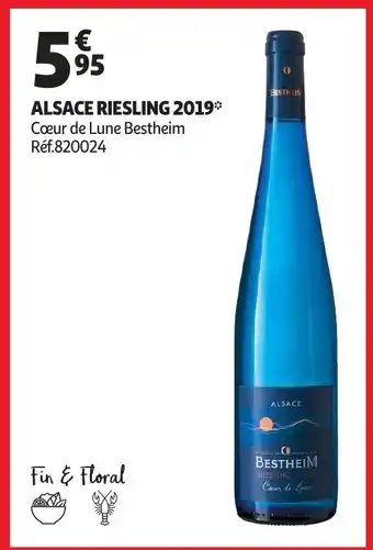 Auchan Alsace Riesling 2019 offre