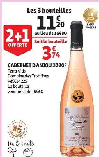 Auchan Cabernet d'Anjou 2020 offre