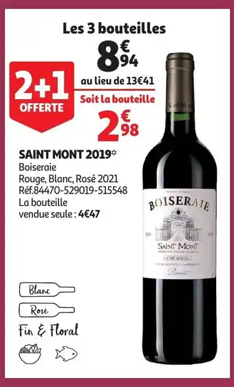 Auchan Saint Mont 2019 offre