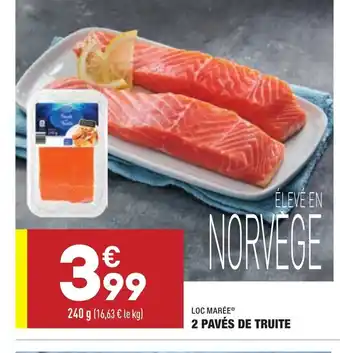 ALDI 2 Pavés de Truite offre