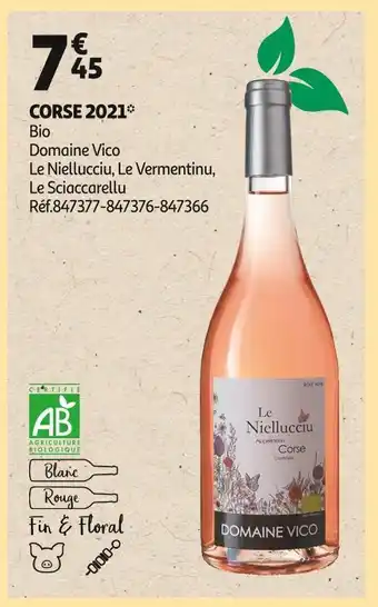 Auchan Domaine vico corse 2021 offre