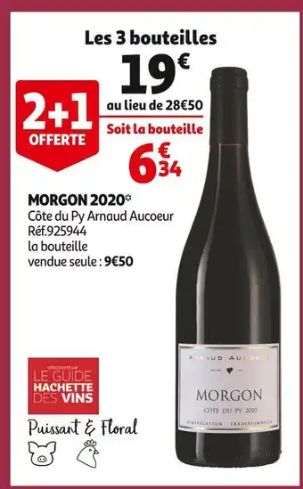 Arnaud aucoeur morgon 2020