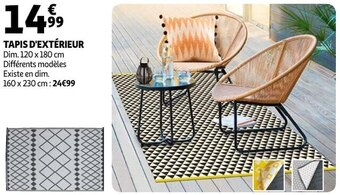 Auchan Tapis d'extérieur offre