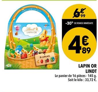 Lindt lapin or