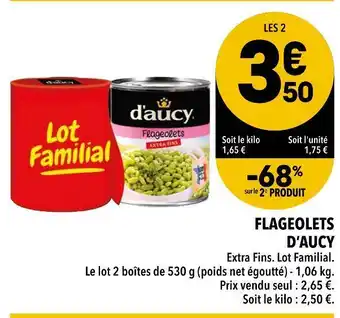 Dâaucy flageolets