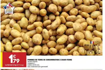 ALDI Pommes de Terre de Consammation à Chair Ferme offre