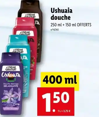 Lidl Ushuaia Douche offre