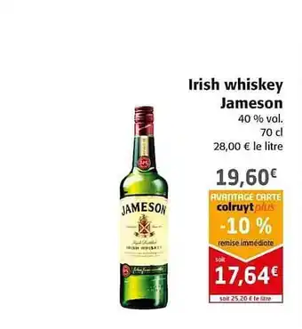 Irish Whiskey Jameson