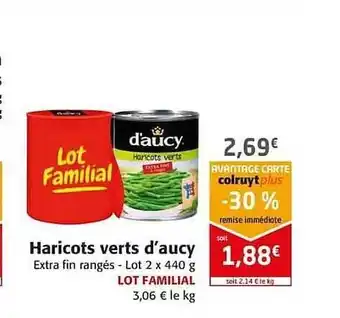 Colruyt Haricots Verts D'aucy offre