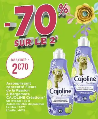 Casino Supermarchés Assouplissant concentré fleurs offre