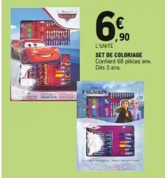 E.Leclerc Set de coloriage offre